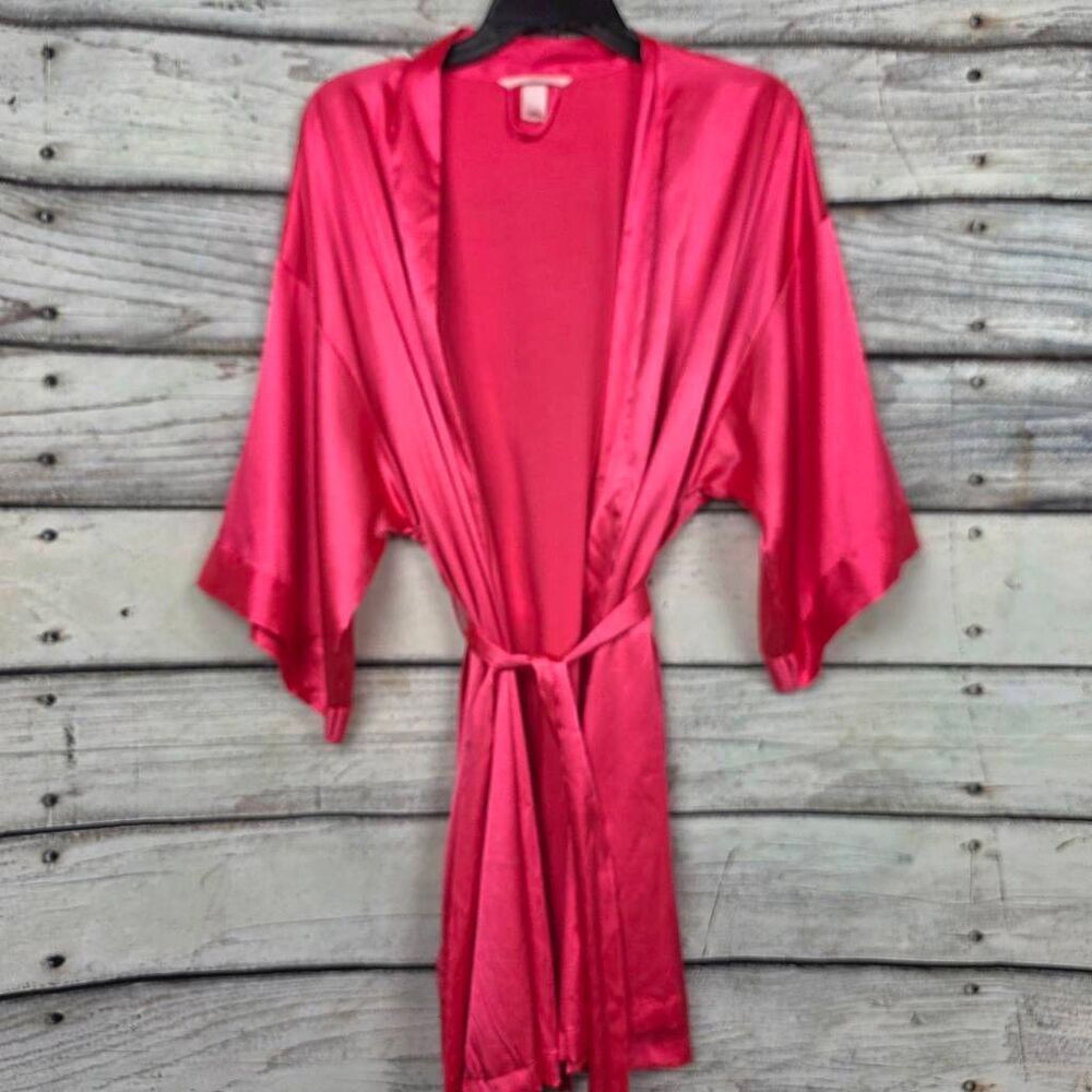 Victoria’s Secret M/L Pink Satin Robe